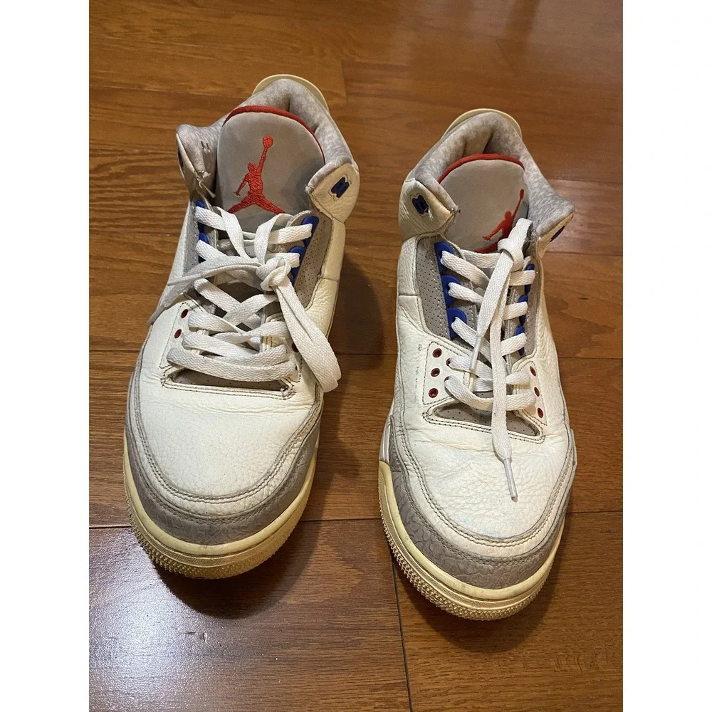 Air Jordan 3 Retro Men's Sneakers Size 13 International Flight 136064-140